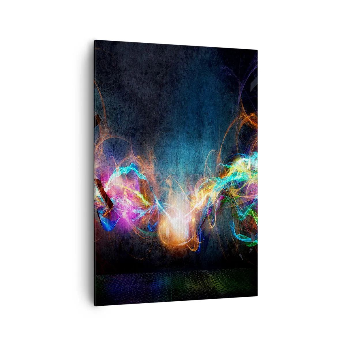 Quadro em tela - Com alegria contra a escuridão - 70x100 cm