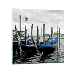 Quadro em vidro - Veneza pensativa - 30x30 cm