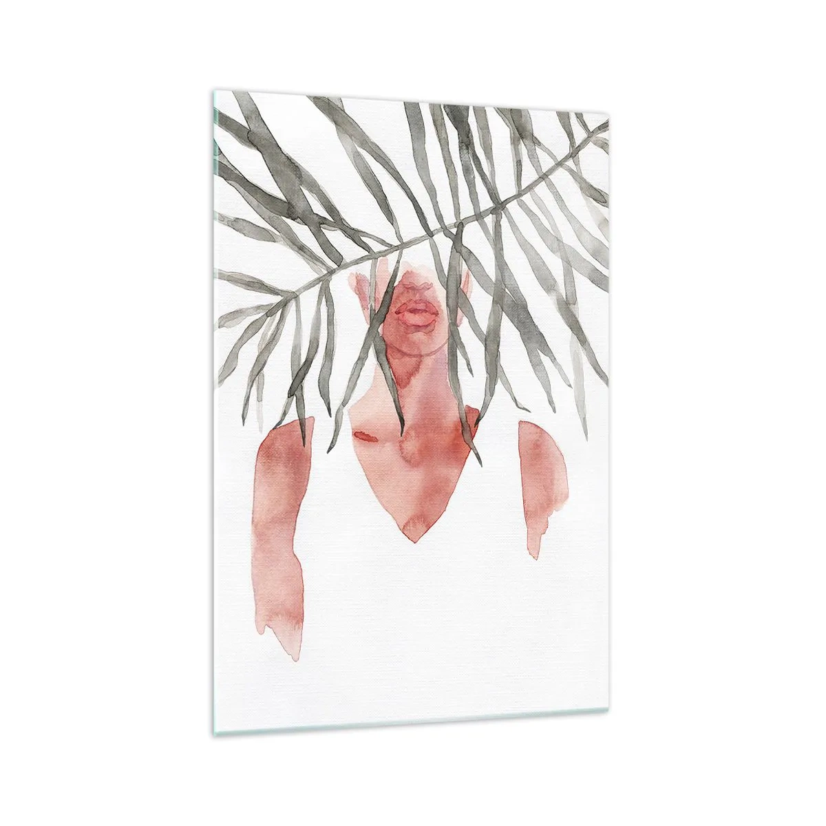 Quadro em vidro - A dama dos trópicos - 70x100 cm