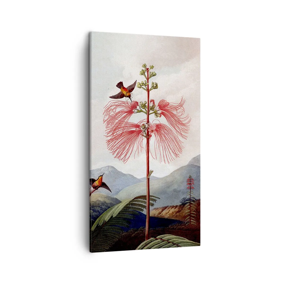 Quadro em tela - Em um paraíso tropical - 45x80 cm