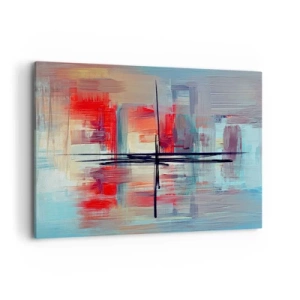 Quadro em tela - Uma paisagem numa dimensão desconhecida - 120x80 cm