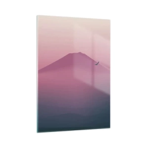 Quadro em vidro - Andarilhos sob as nuvens - 50x70 cm