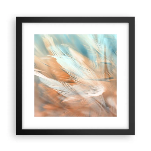 Pôster com moldura preta - Na terra da gentileza - 30x30 cm