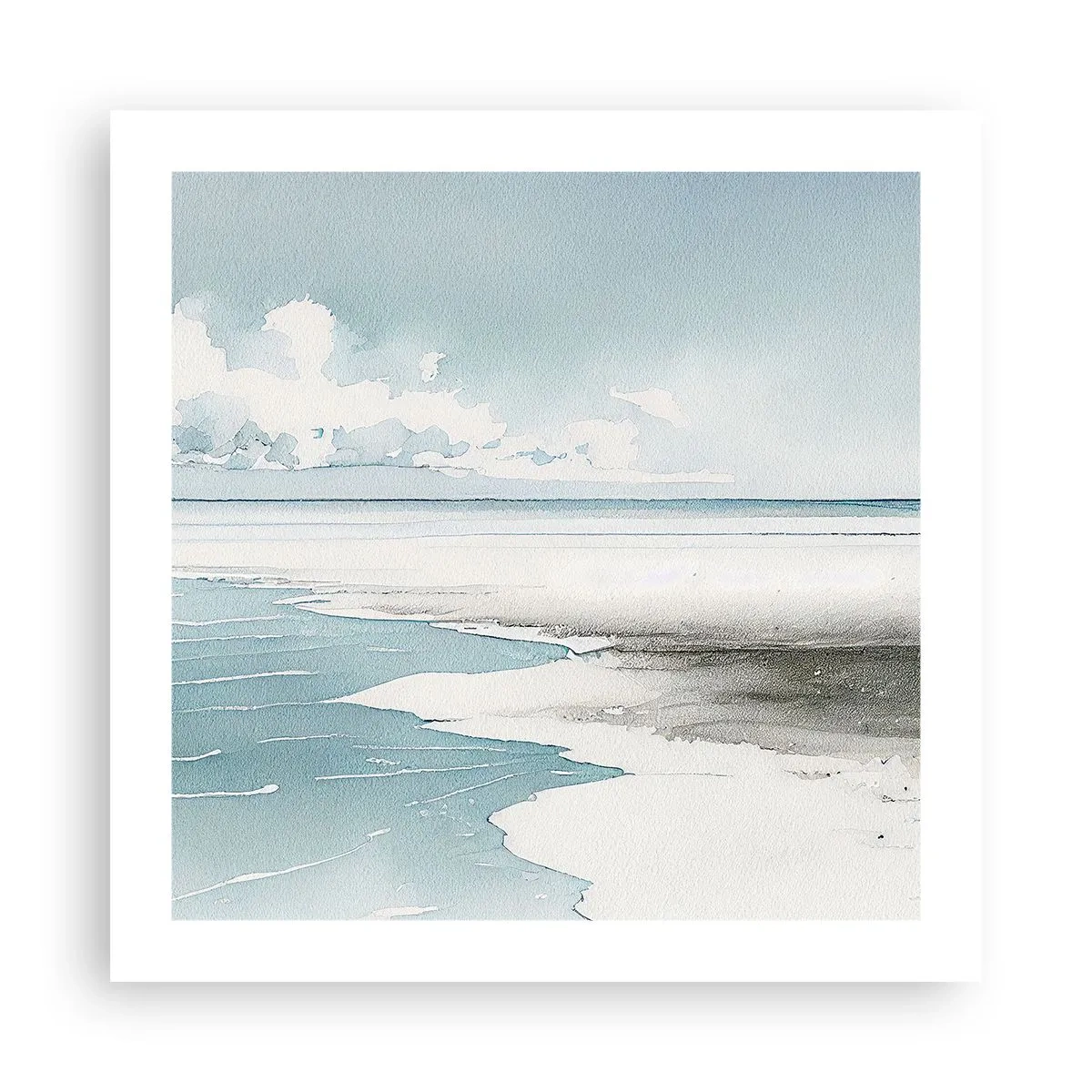 Pôster - Maré suave - 50x50 cm