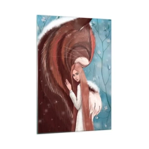 Quadro em vidro - Bem-vindo ao conto de fadas - 50x70 cm