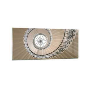 Quadro em vidro - Dentro da casca - 120x50 cm