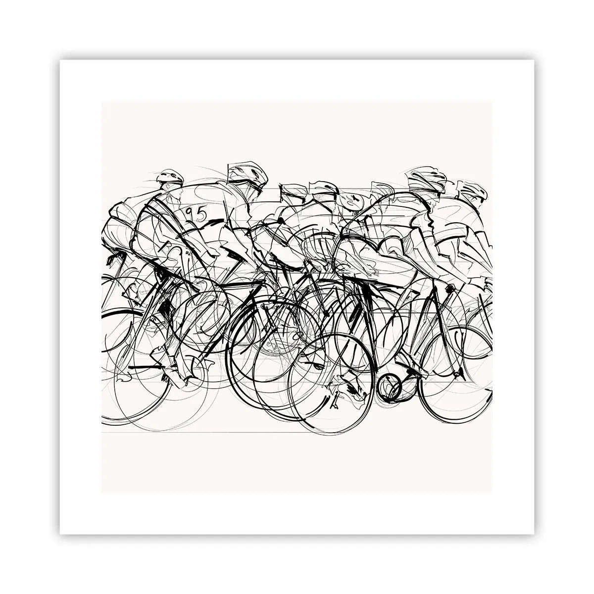 Pôster - Juntos como uma equipa - 40x40 cm