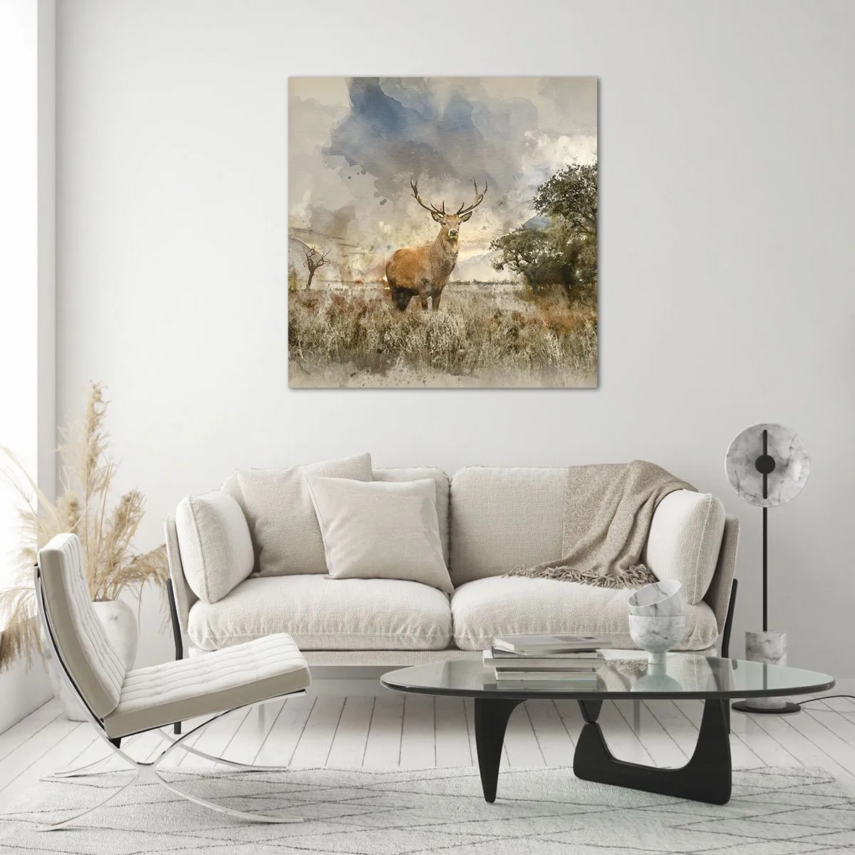 Quadro em vidro - Dignidade - força - dignidade - 60x60 cm