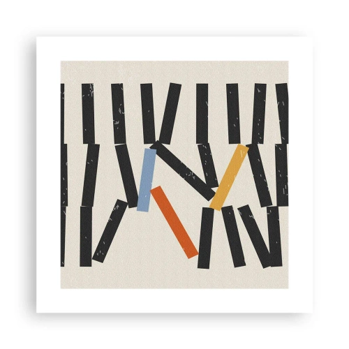 Pôster - Dominó – composição - 40x40 cm