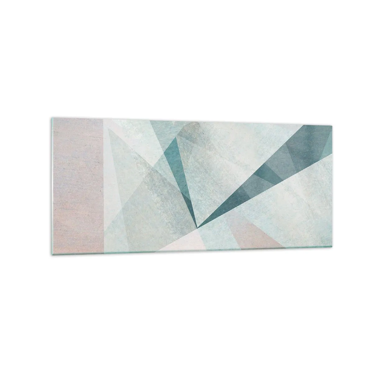 Quadro em vidro - Calmo, embora dinâmico - 120x50 cm