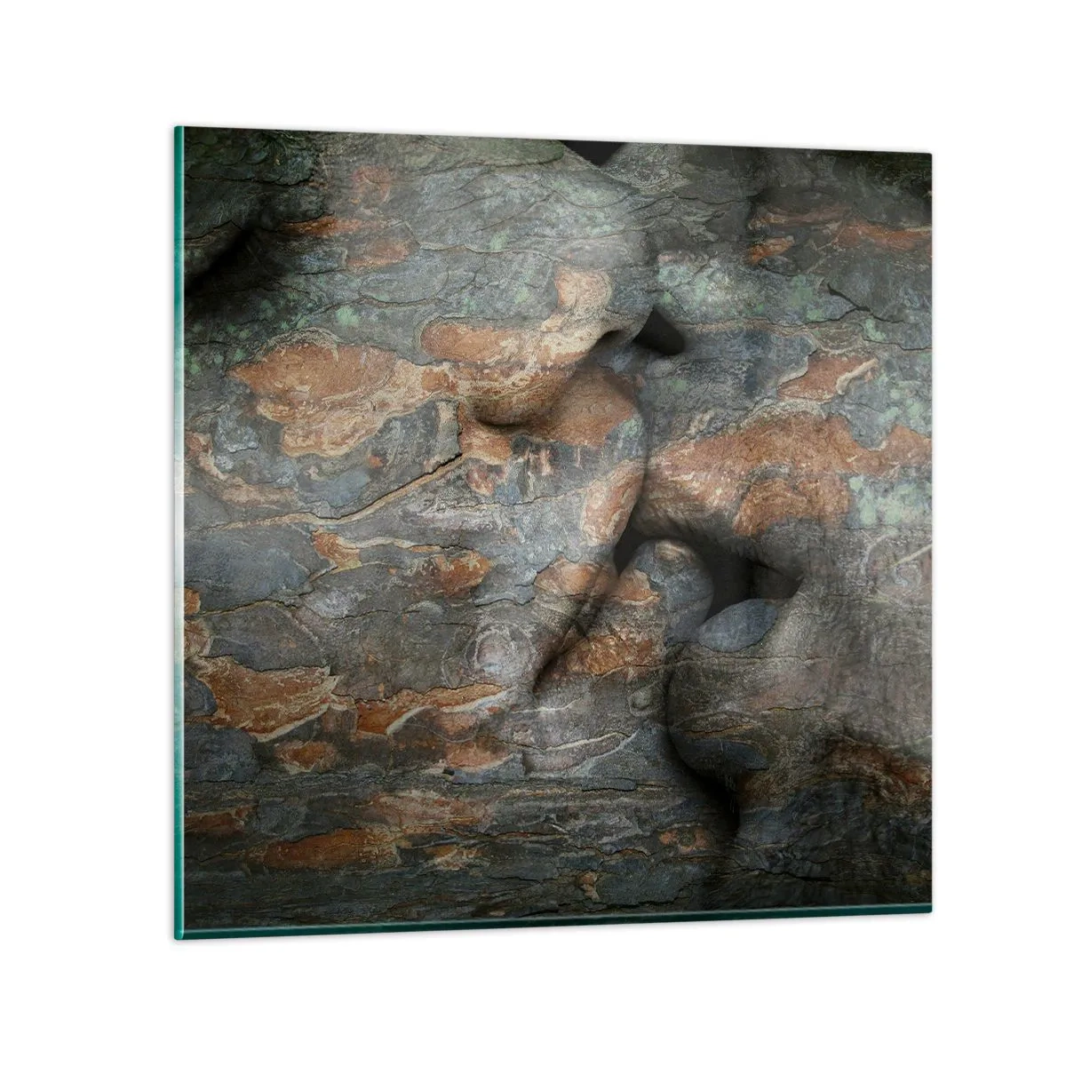 Quadro em vidro - Juntos para sempre - 40x40 cm