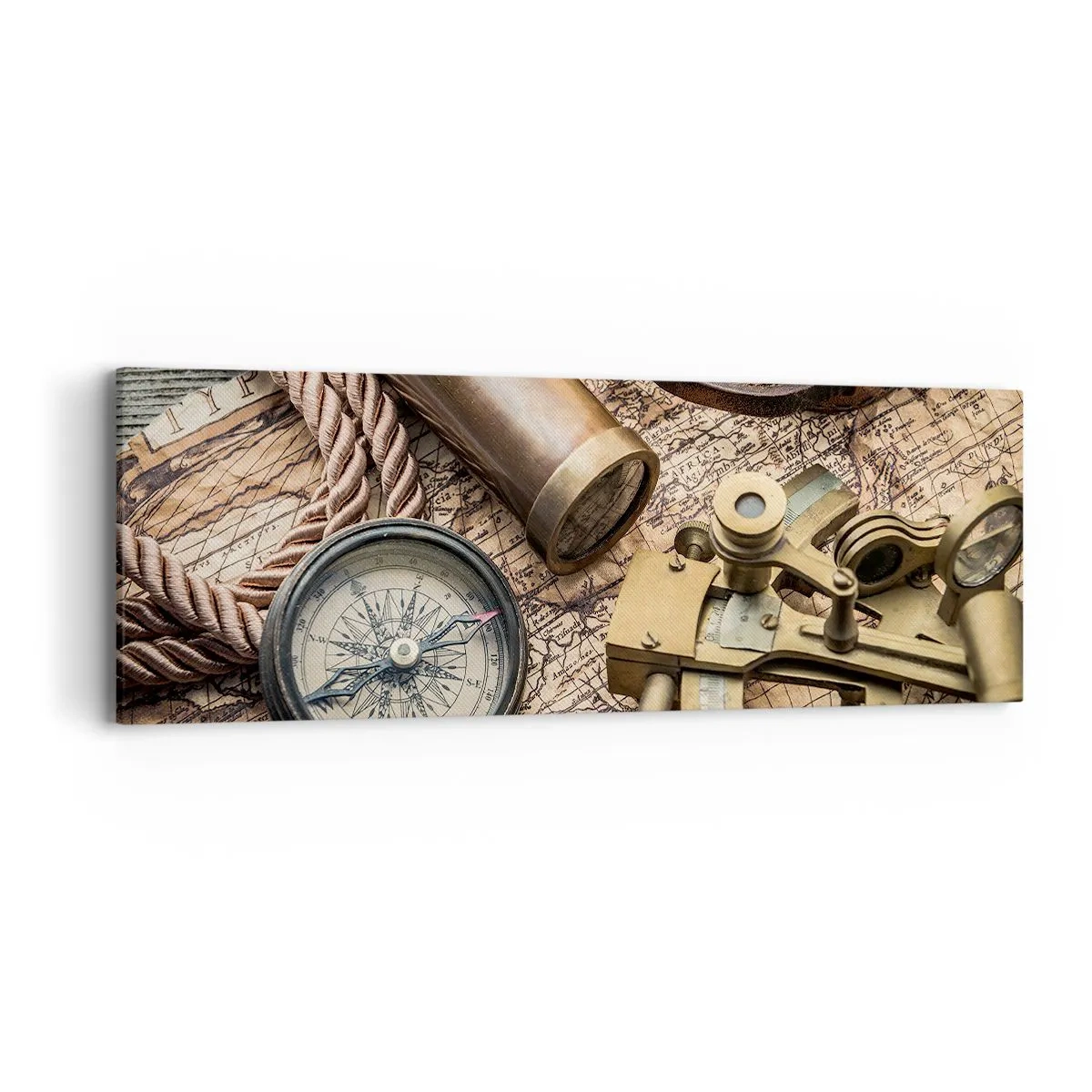 Quadro em tela - Definir um rumo - 90x30 cm