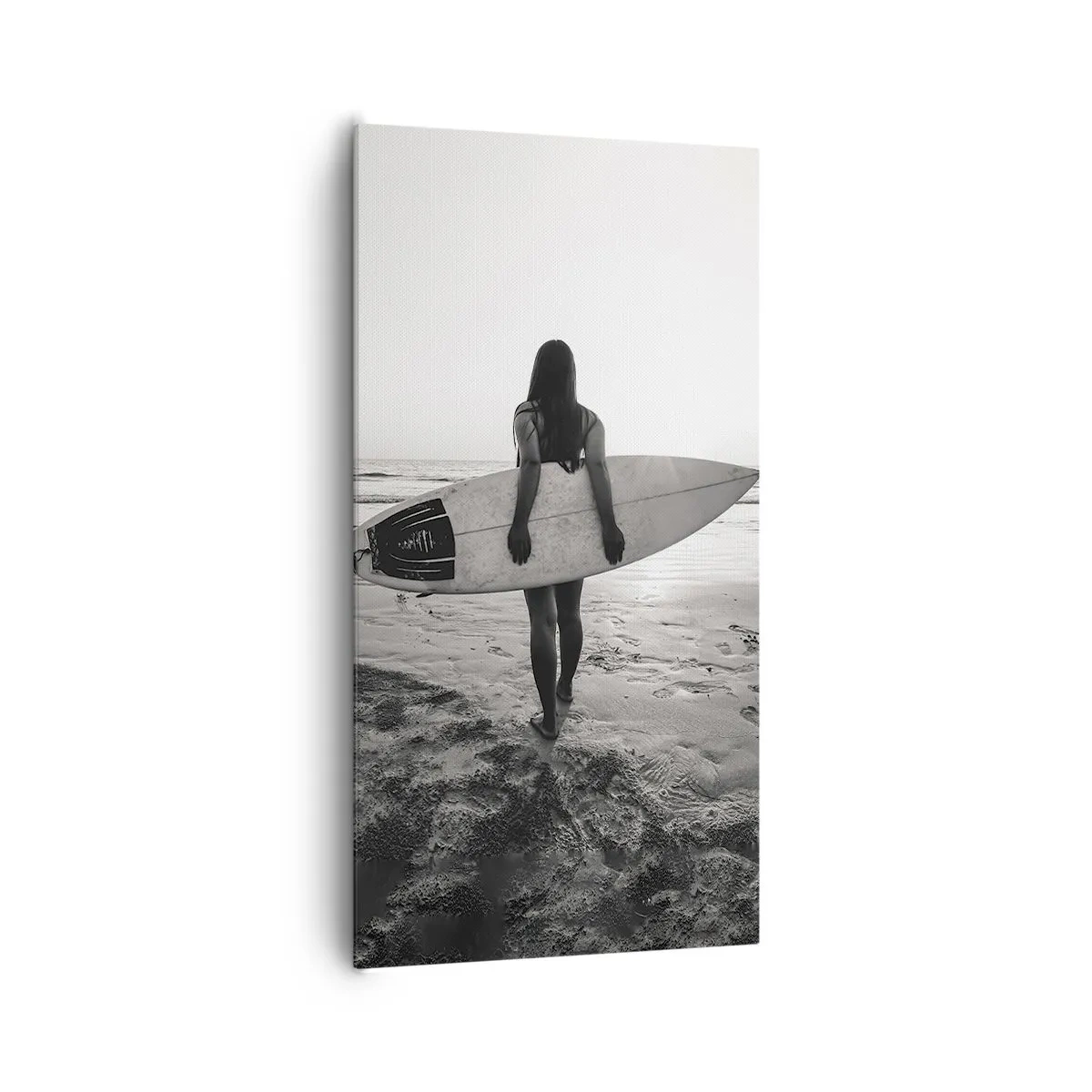 Quadro em tela - Filha da onda do mar - 65x120 cm