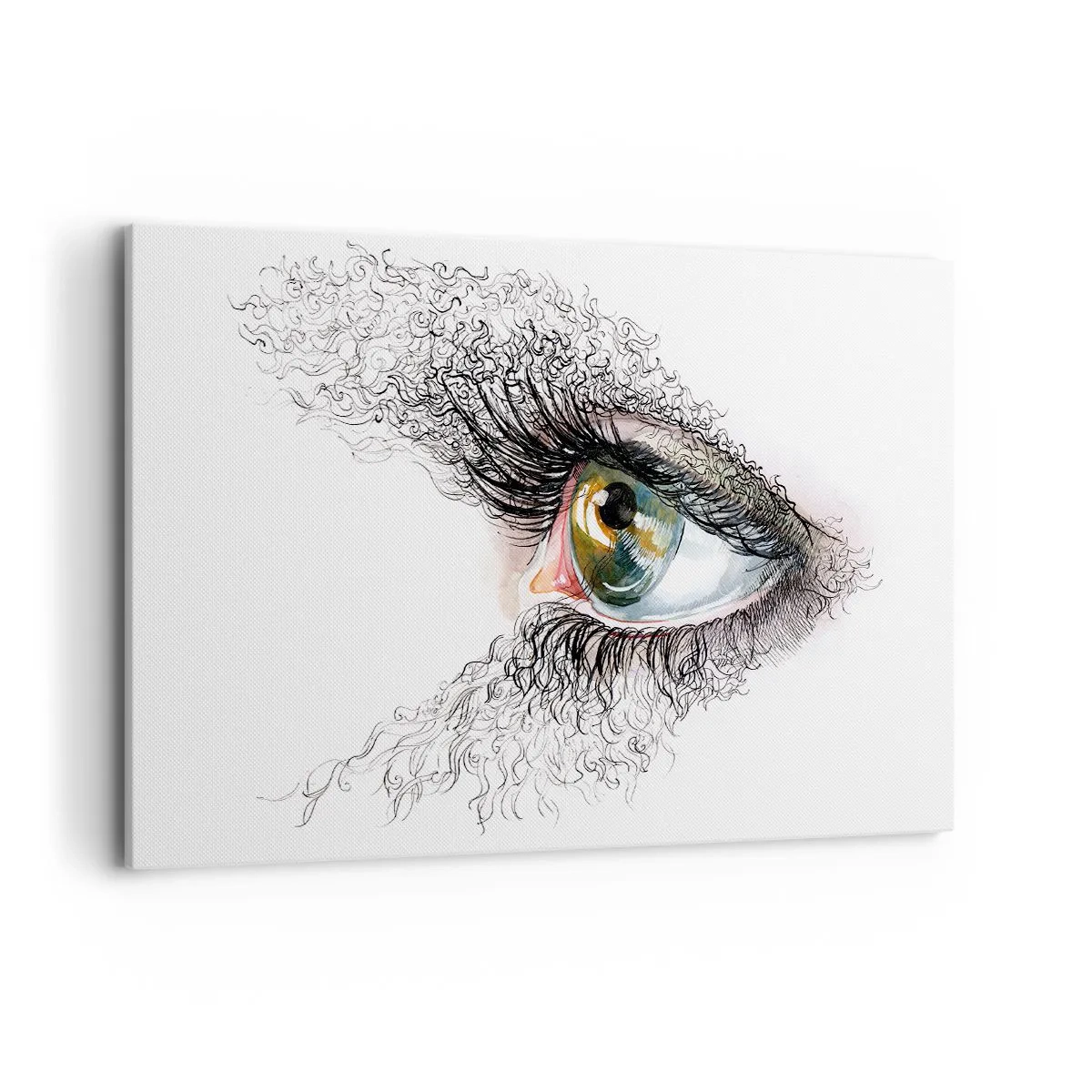 Quadro em tela - Olhe diretamente para a alma - 120x80 cm