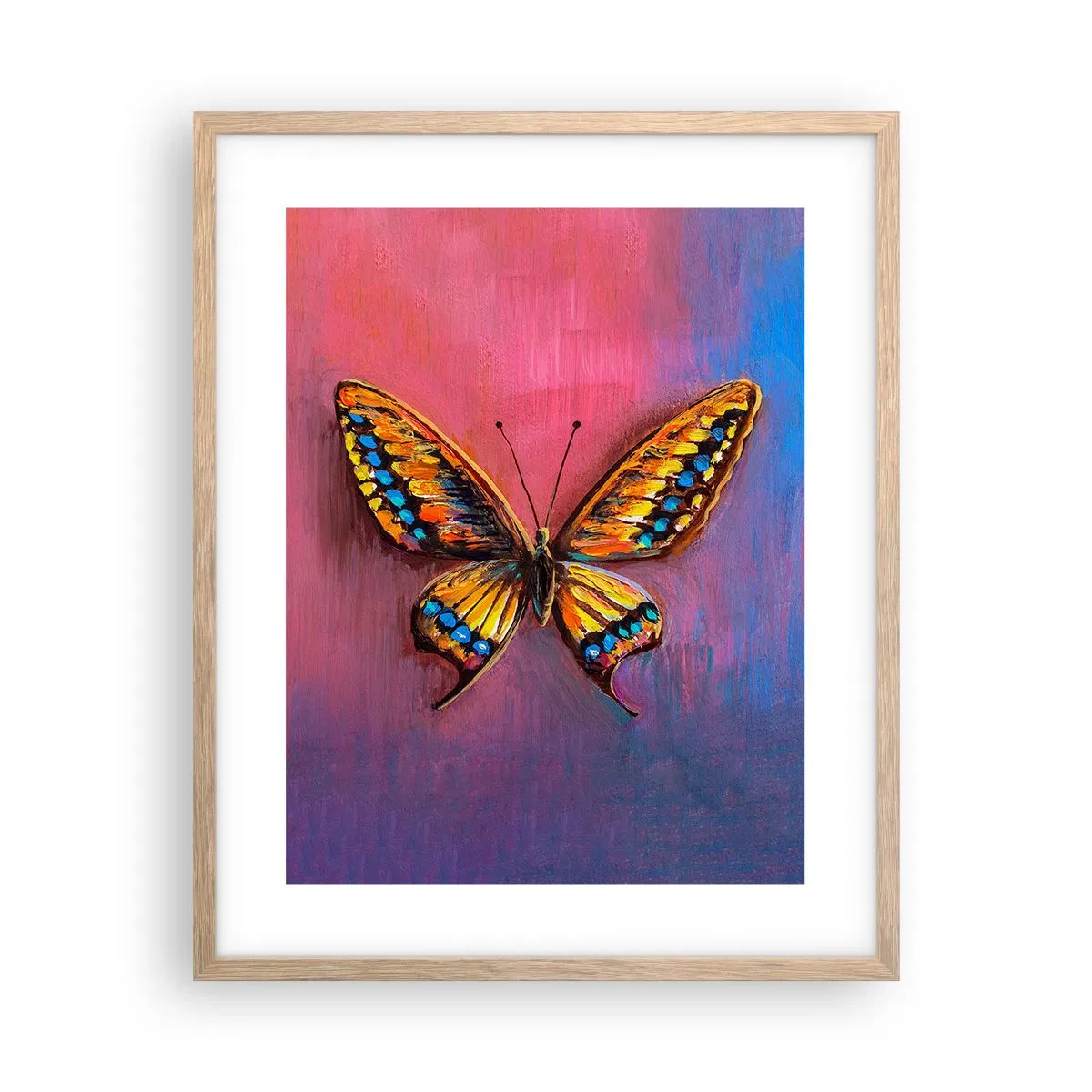 Pôster com moldura de carvalho claro - Uma joia da natureza - 40x50 cm