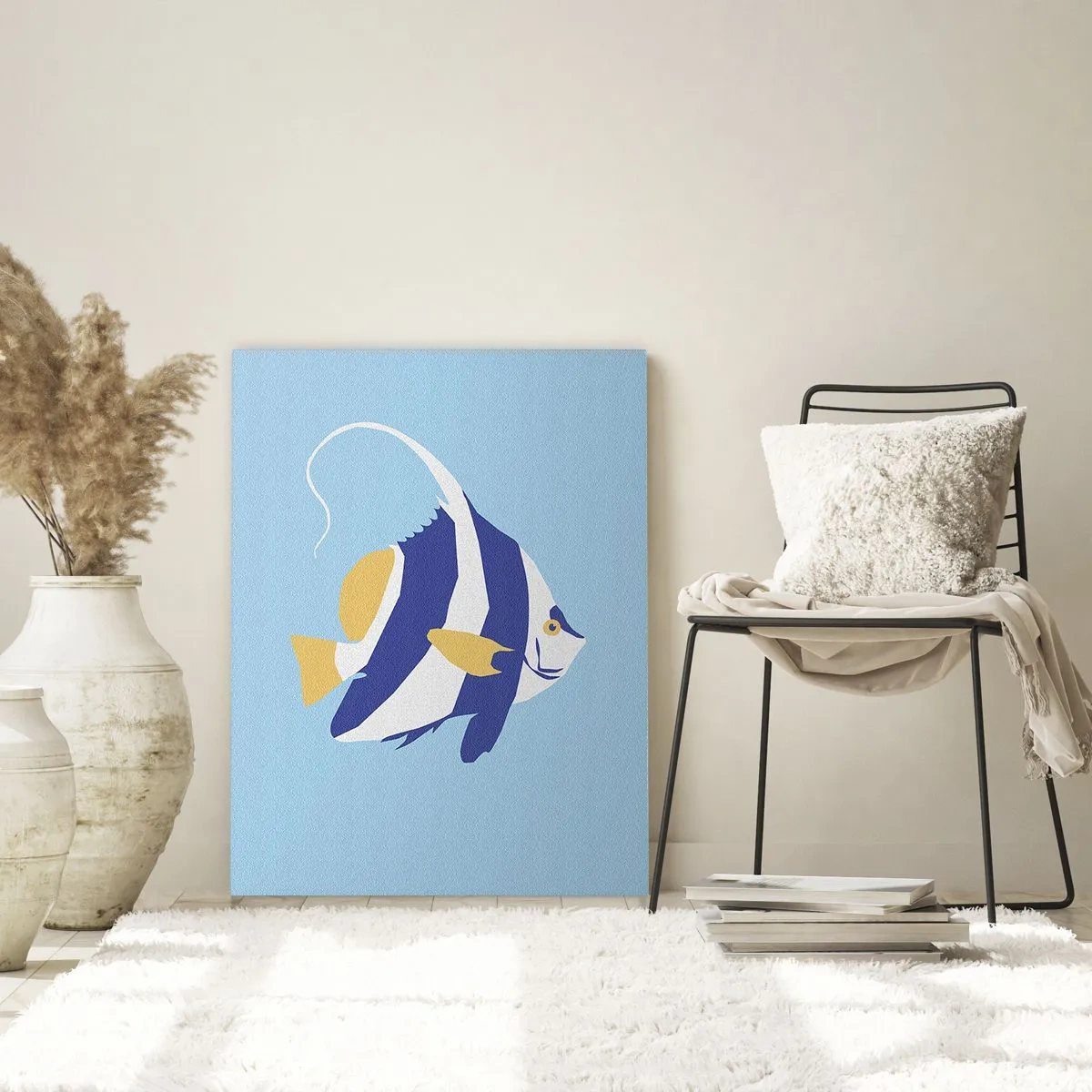 Quadro em vidro - Saudades das águas tropicais - 80x120 cm