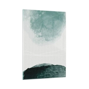 Quadro em vidro - Encontro com a neblina - 80x120 cm