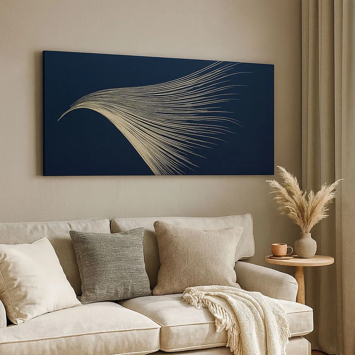 Quadro em tela - Como o cabelo de um anjo - 100x40 cm