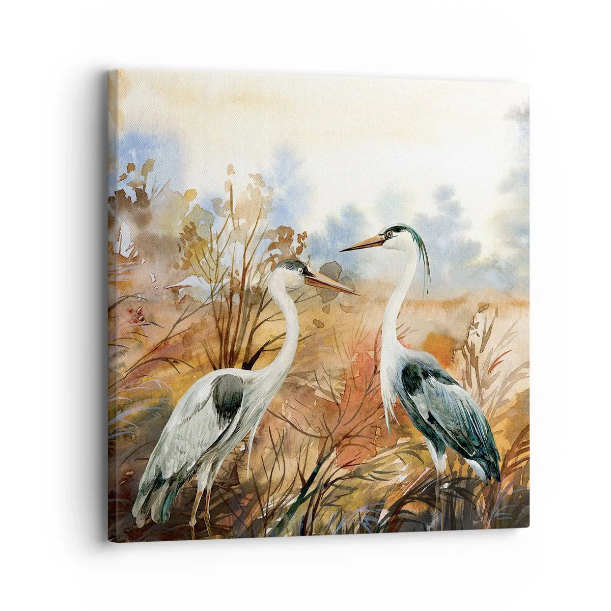 Quadro em tela - Para onde ir no outono? - 30x30 cm