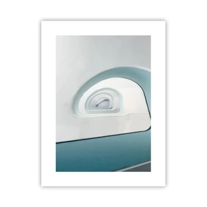 Pôster - Para o fundo do azul - 30x40 cm