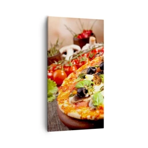 Quadro em tela - Ingredientes telúricos - 55x100 cm