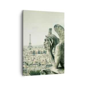 Quadro em tela - Conversas parisienses - 50x70 cm