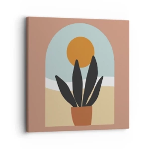 Quadro em tela - Pequenas alegrias - 30x30 cm