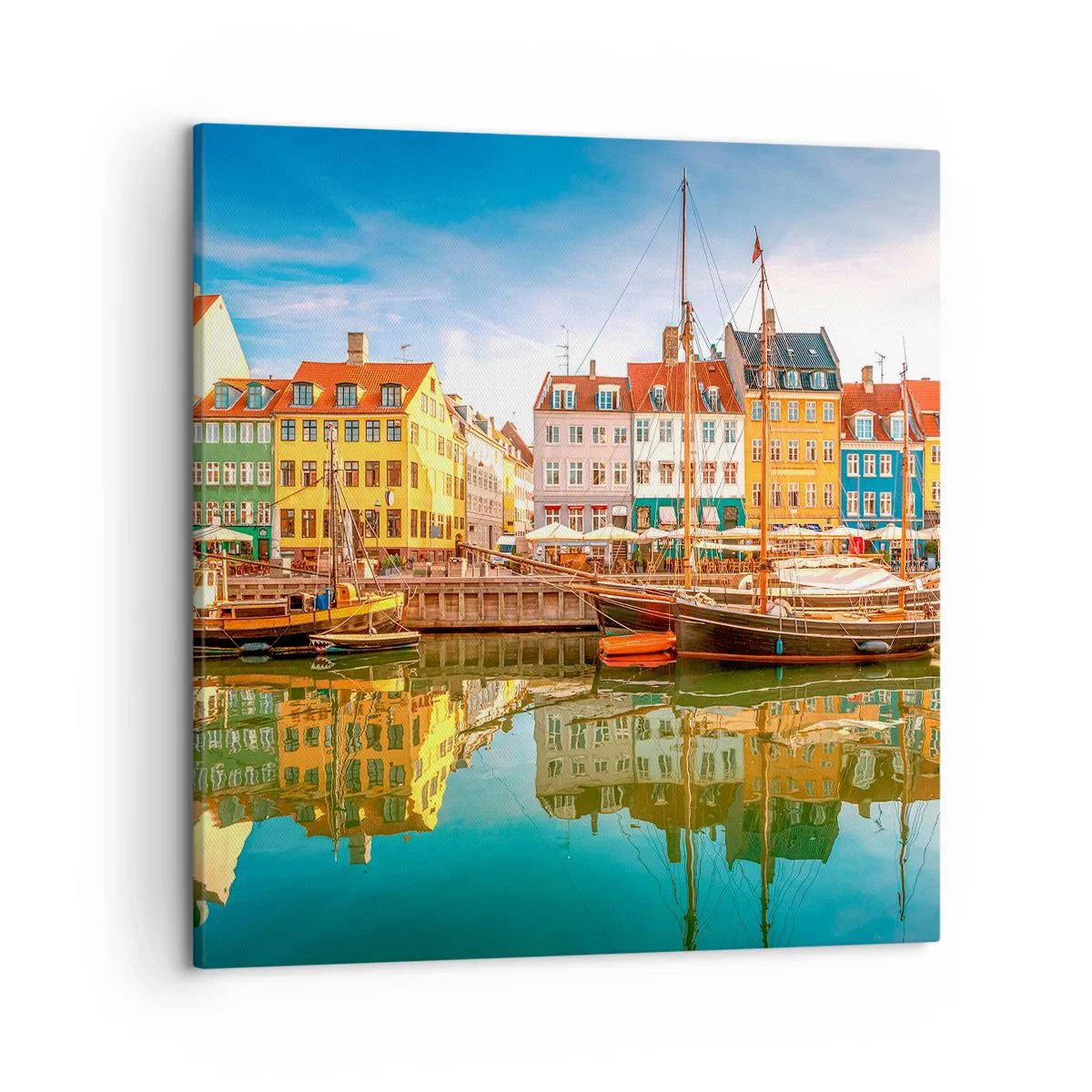 Quadro em tela - Sobre a água tão lisa como um espelho - 50x50 cm