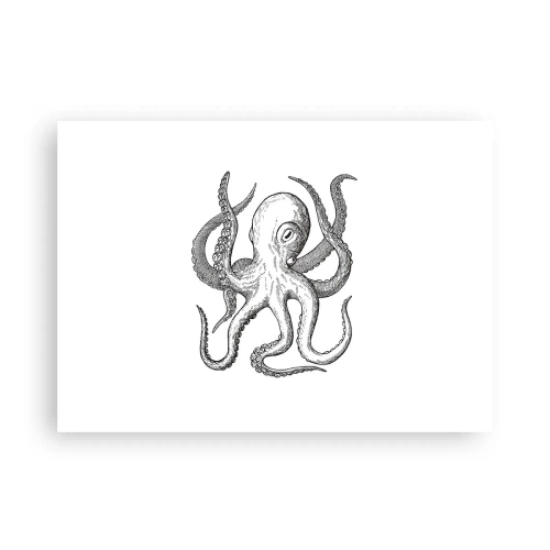 Pôster - Dançando com as ondas - 70x50 cm