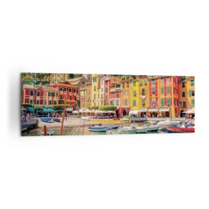Quadro em tela - Manhã italiana - 160x50 cm