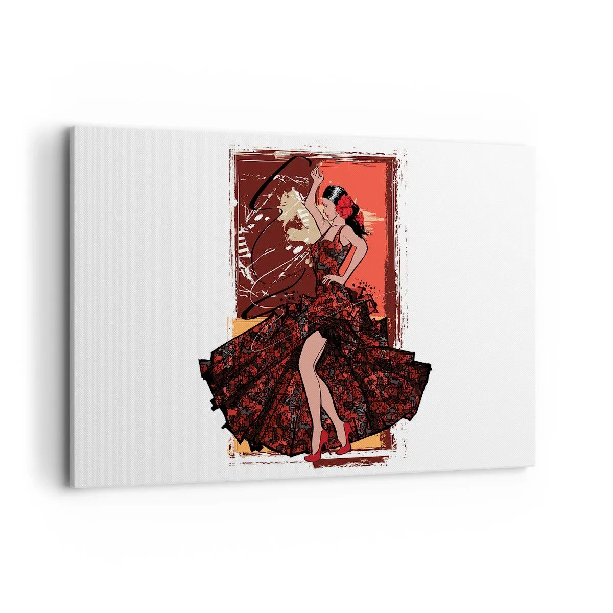 Quadro em tela - No ritmo do coração - 120x80 cm