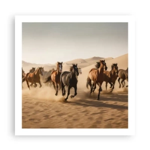 Pôster - Livre como o vento - 60x60 cm