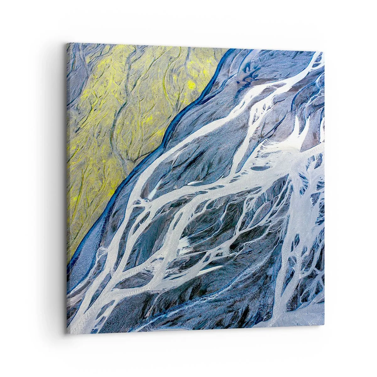 Quadro em tela - Pinturas rupestres da natureza - 50x50 cm