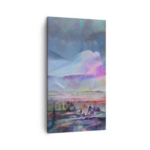 Quadro em tela - Sob um céu benevolente - 45x80 cm