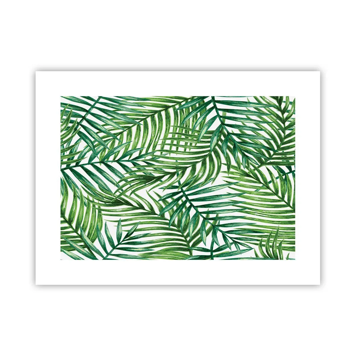 Pôster - Sob as folhas verdes - 40x30 cm