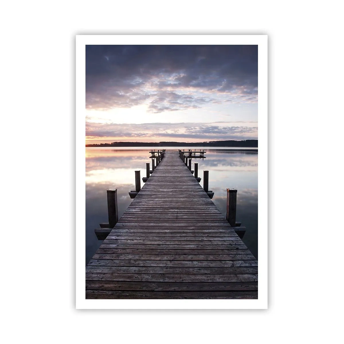 Pôster - A tranquila fronteira do dia e da noite - 70x100 cm