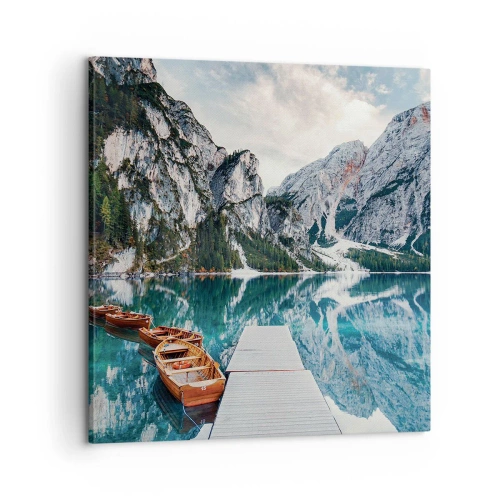 Quadro em tela - Vamos mostrar-lhe a beleza - 60x60 cm