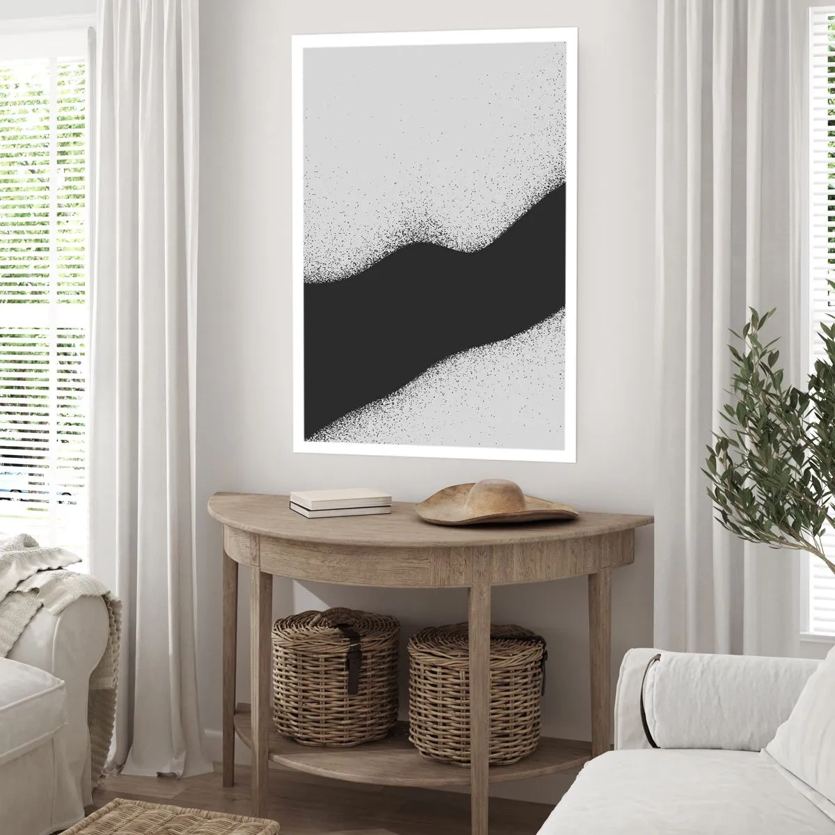 Pôster - Equilíbrio suave - 30x40 cm