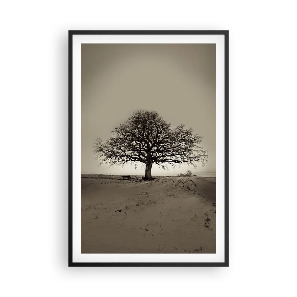 Pôster com moldura preta - Daqui para a eternidade - 61x91 cm