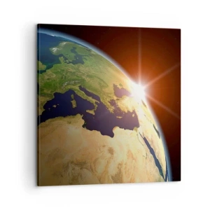 Quadro em tela - Nascer do Sol - 60x60 cm