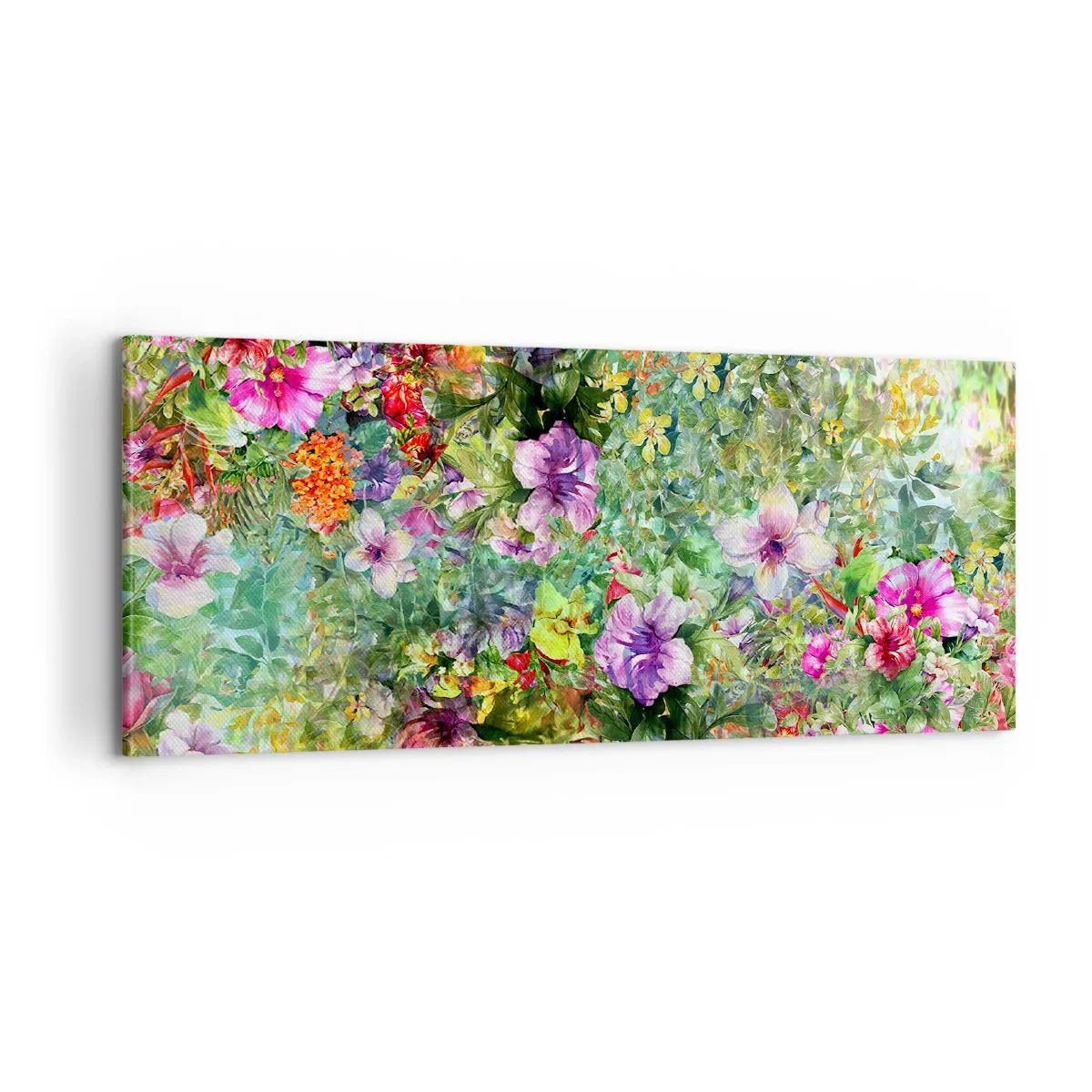 Quadro em tela - Nas flores para a perdição - 100x40 cm