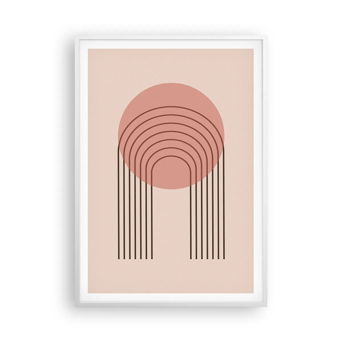 Pôster em moldura branca - Atração irresistível - 70x100 cm