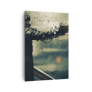 Quadro em tela - Arma letal - seu próprio Exterminador do Futuro - 70x100 cm