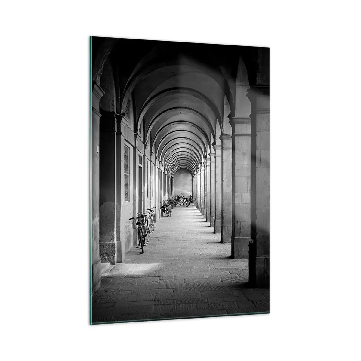 Quadro em vidro - Sob as arcadas - 50x70 cm