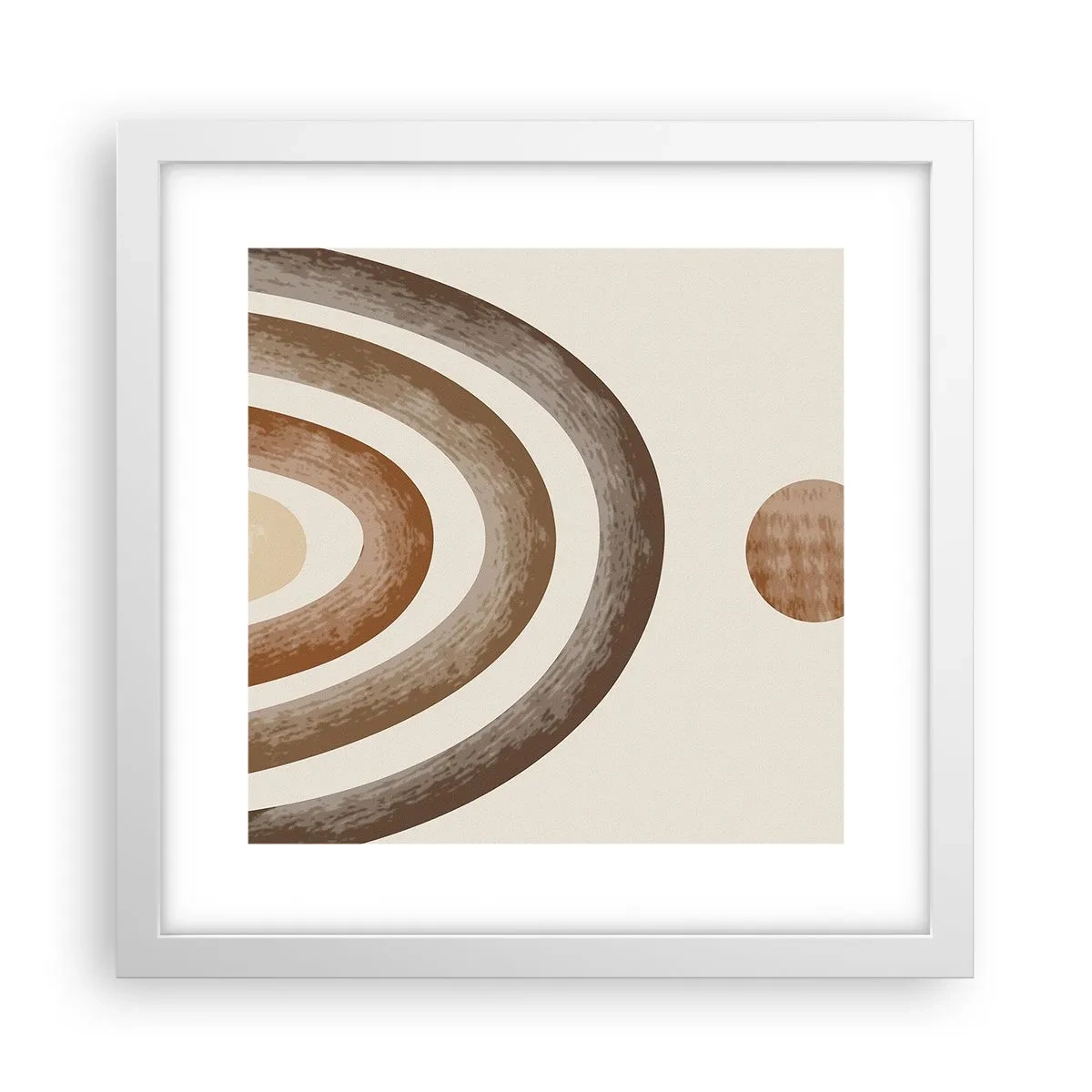 Pôster em moldura branca - Numa galáxia muito distante - 30x30 cm