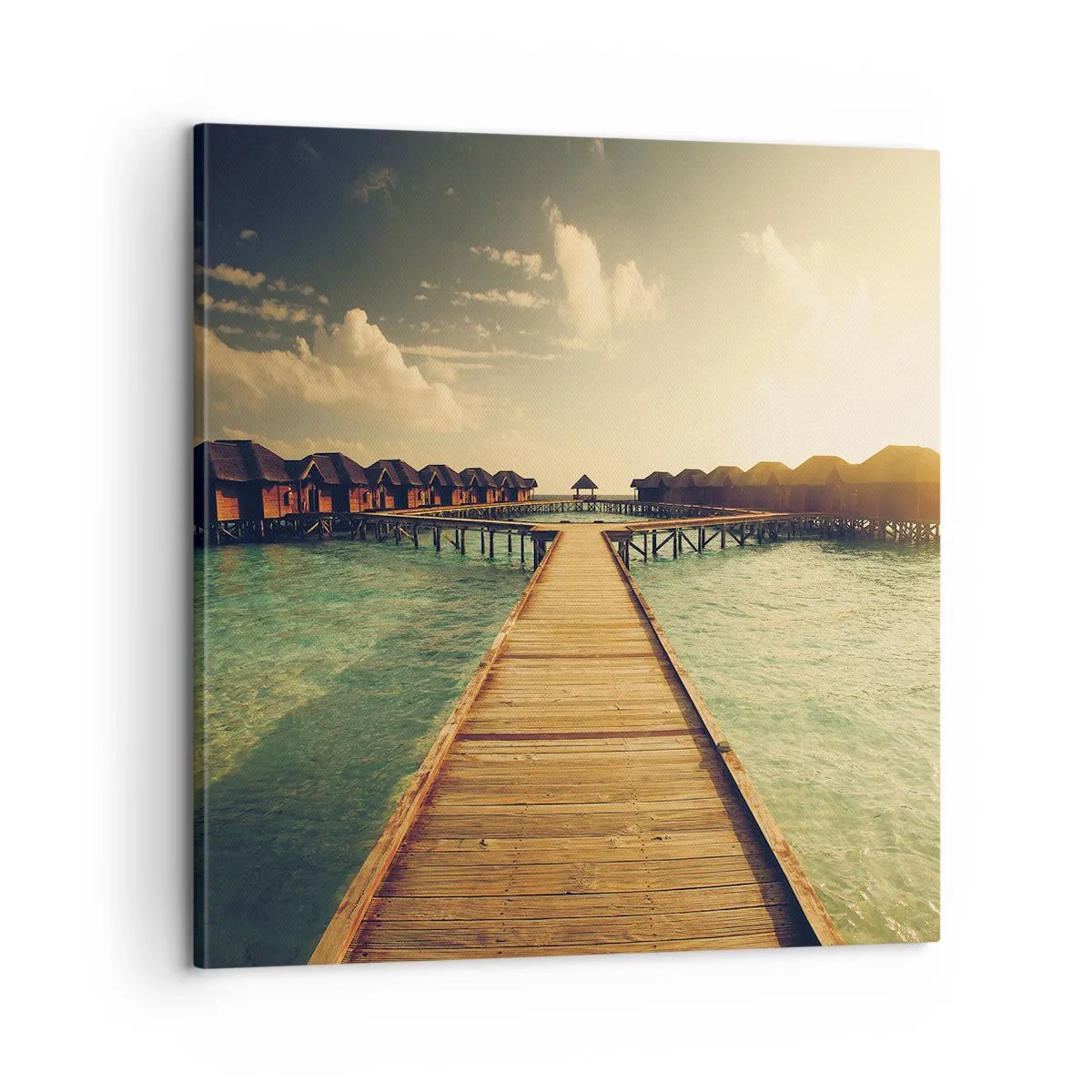 Quadro em tela - Um convite caloroso - 60x60 cm