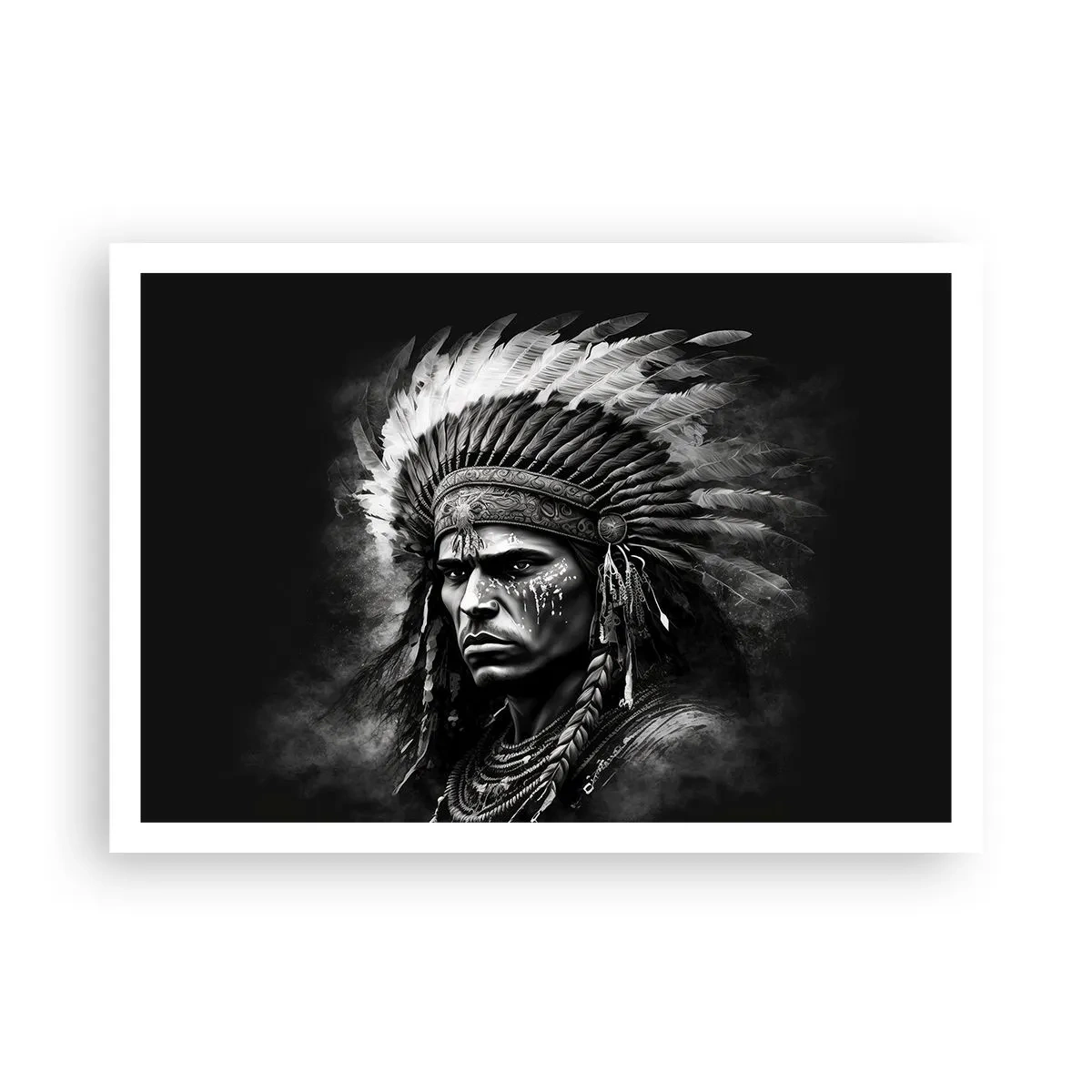 Pôster - Um líder e um guerreiro - 100x70 cm