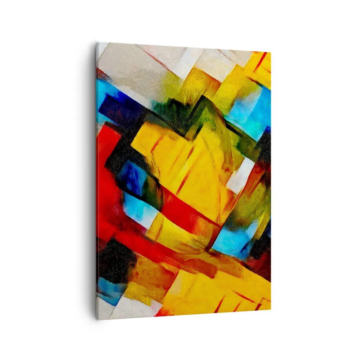 Quadro em tela - Camadas multicoloridas - 50x70 cm