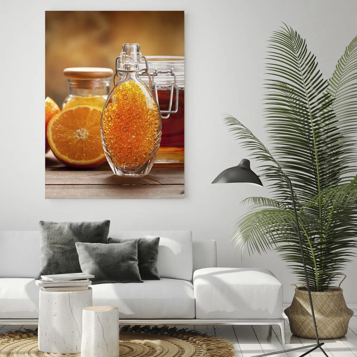 Quadro em vidro - Sabores e aromas ensolarados - 80x120 cm