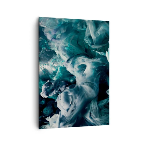 Quadro em tela - Movimento de cores - 50x70 cm